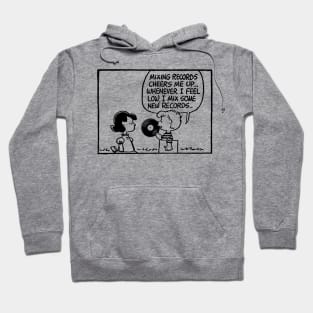 Mixing Records Comic Strip Hoodie